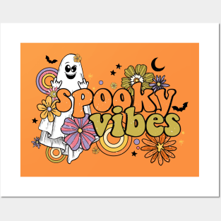 Retro Spooky Vibes Posters and Art